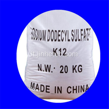 Sodio lauril solfato/sodio dodecil solfato SLS/SDS/K12